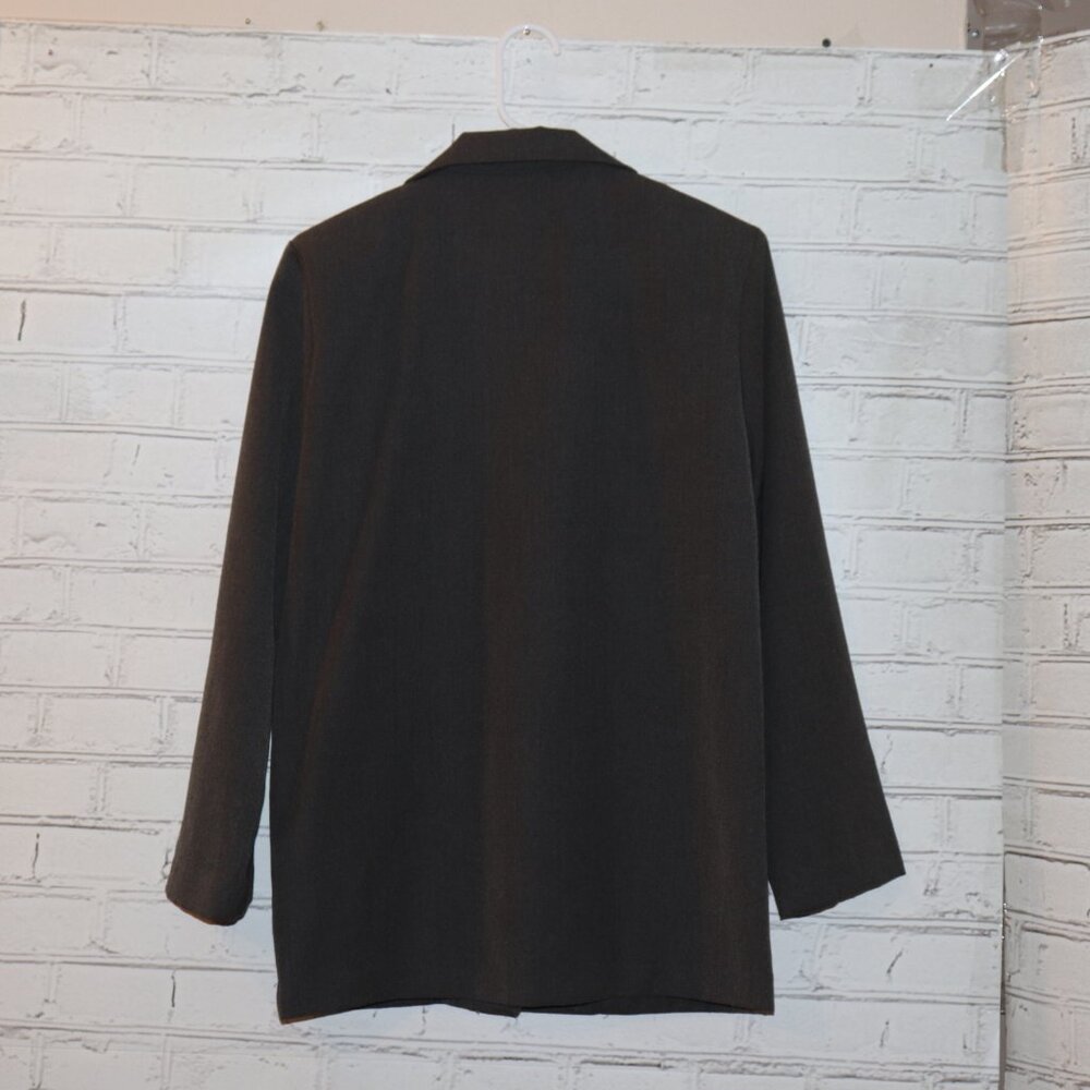 🖤 Alice Stuart Single‑Button Blazer · Size Small Classic & structured - Picture 2 of 5